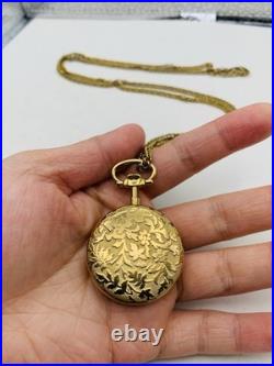 Vintage United States Air Force Accutron Bulova Quartz Pocketwatch Not Running