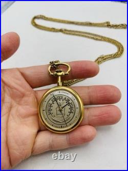 Vintage United States Air Force Accutron Bulova Quartz Pocketwatch Not Running