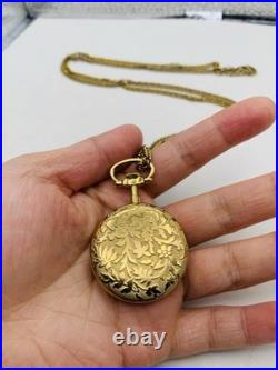 Vintage United States Air Force Accutron Bulova Quartz Pocketwatch Not Running