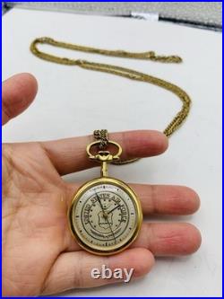 Vintage United States Air Force Accutron Bulova Quartz Pocketwatch Not Running