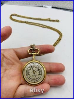 Vintage United States Air Force Accutron Bulova Quartz Pocketwatch Not Running