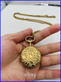 Vintage United States Air Force Accutron Bulova Quartz Pocketwatch Not Running