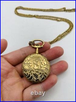Vintage United States Air Force Accutron Bulova Quartz Pocketwatch Not Running