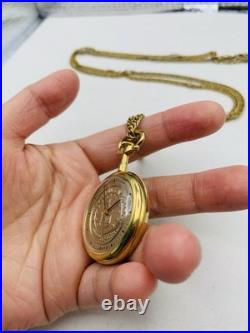 Vintage United States Air Force Accutron Bulova Quartz Pocketwatch Not Running