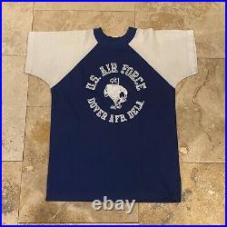 Vintage United States Air Force Artex Military Ringer T-Shirt 60s Medium USA