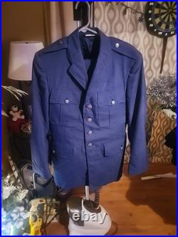 Vintage United States Air Force Men's Wool Coat & Pants (Full Uniform)