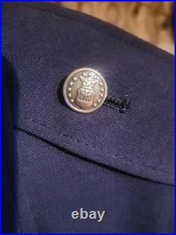 Vintage United States Air Force Men's Wool Coat & Pants (Full Uniform)