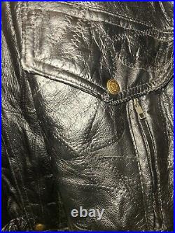 Vintage United States Air Force USAF Leather Jacket Adult Medium