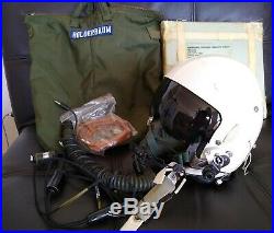 Vintage Usaf Navy Fighter Pilot Helmet, Oxygen, Bag, Sleeping Bag, & Accessories