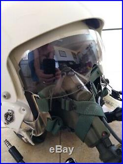 Vintage Usaf Navy Fighter Pilot Helmet, Oxygen, Bag, Sleeping Bag, & Accessories
