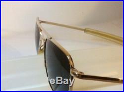 Vintage Vietnam Era AO American Optical USAF Pilot Sunglasses 1/10 12kt GF 5 1/2