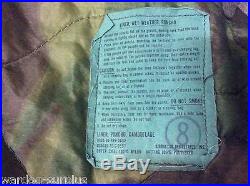 Vintage Vietnam Era Usmc Army Air Force Erdl Camo Poncho Liner Woobie Blanket