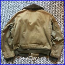 Vintage Vtg 1940s B-15 Flying Flight Jacket Military US Army Air Forces USAAF