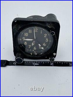 Vintage WAKMANN Type A-13A USAF 8 Day Aircraft Chronograph Clock Works