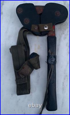 Vintage WW2 USAF Crash Survival Escape Axe / Hatchet + Case No. 42D8331