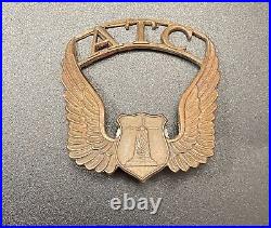 Vintage WW2 US Civilian Air Transport Command Badge Pin Military