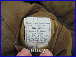 Vintage WW2 United States Army Air Forces 9th Air Force Ike Jacket Uniform