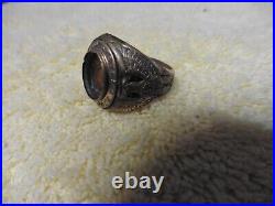 Vintage WW2 WWII Air Force Ring 10K gf wings eagle United states size apx 9