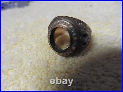 Vintage WW2 WWII Air Force Ring 10K gf wings eagle United states size apx 9