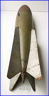 Vintage WWII Air Force Army Navy Military Practice Dummy Bomb Shell 3