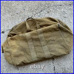 Vintage WWII Aviators Kit Bag AN 6505 -1 US Air Force USAF Vintage WWII Aviators Kit Bag AN 6505 -1 US Air Force USAF