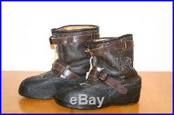 Vintage WWII Type A-6 Sheepskin USAAF Army Air Force Bomber Boots M Bristolite