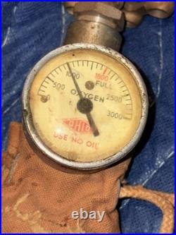 Vintage WWII US Air Force Air Crew BAILOUT BREATHING Oxygen Bottle