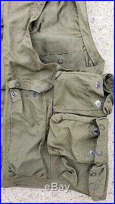 Vintage WWII US Air Force Pilot Survival Vest Emergency Sustenance Type C-1 USAF