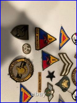 Vintage WWII air force panama carribean Military Uniform Patches Pins Buttons