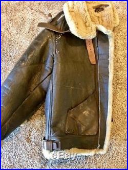 Vintage World War 2 US Army Air Force B-3 leather jacket