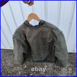 Vtg 1952-57 United States Air Force MA-1 USAF Flight Bomber Men's Large Mask Tab