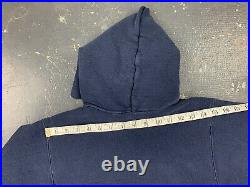 Vtg 70s champion reverse weave hoodie sweatshirt S military USAFA Air Force