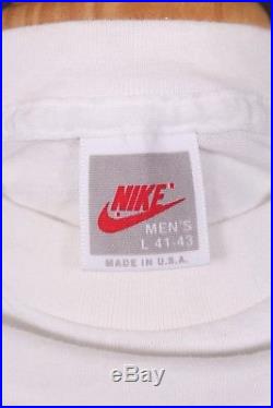 Vtg 80s Nike Air Force Jordan Employee Beer Relay T Shirt Mens Size Large