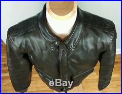 Vtg A-2 Willis Geiger Leather Flight Bomber Jacket Air Force Army A2 Size 42