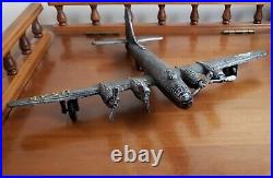 Vtg Diecast B29 Superfortress Metal Airplane Model Figure 11x16 Us Air Force