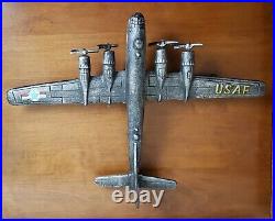 Vtg Diecast B29 Superfortress Metal Airplane Model Figure 11x16 Us Air Force