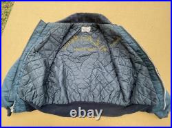 Vtg Golden's US Air Force Bomber Jacket BMTS Honor Flight Load Master Eagle Lg
