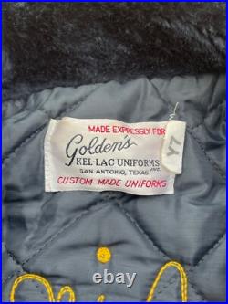 Vtg Golden's US Air Force Bomber Jacket BMTS Honor Flight Load Master Eagle Lg