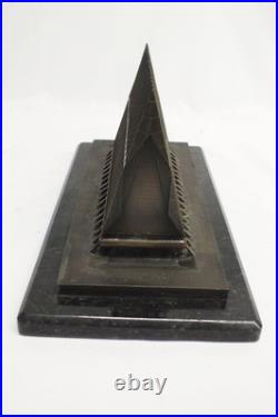 Vtg USAF AIR FORCE ACADEMY CADET CHAPEL Bronze Architectural Model Colarik 14