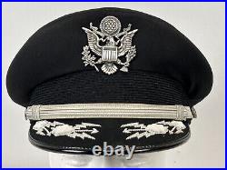 Vtg USAF Air Force Berkshire Officer Mess Dress Hat Cap Set GUC lot Of 2