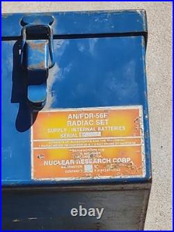 Vtg United States Air Force Radiac Set AN/PDR-56F 160f/pdr-56 RADIATION