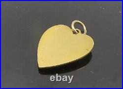 WELLS 14K GOLD Vintage United States Air Force Love Heart Pendant GP024