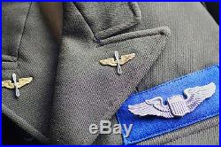 WW2 8TH AIR FORCE NAMED BRIT-MADE UNIFORM -305th BOMB GROUP