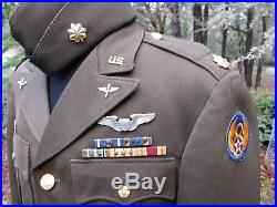 WW2 8th Air Force Maj. Named Pilots Uniform