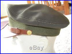 Ww2 Aaf Army Air Force Officers Chocolate Crusher Pilot Hat Air War Made By Knox