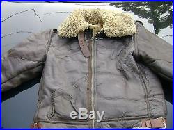 Ww2 Air Force Bomber Jacket B-3 Leather Bomber Jacket Authentic
