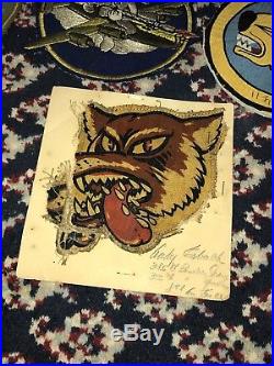 WW2 Air Force Jacket Pocket Patch Grouping