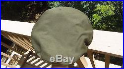 WW2 BANCROFT FLIGHTER CRUSHER Officer CAP Hat USAAF US Army Air Force Size 7