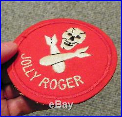 WW2 Jolly Rogers 5th Airforce 90th BG 320th BS Theater Made Squadron Patch MINTY