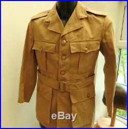 WW2 Military RAF Tropical Jacket Tunic Uniform Royal Air Force Dated 1936 (5270)